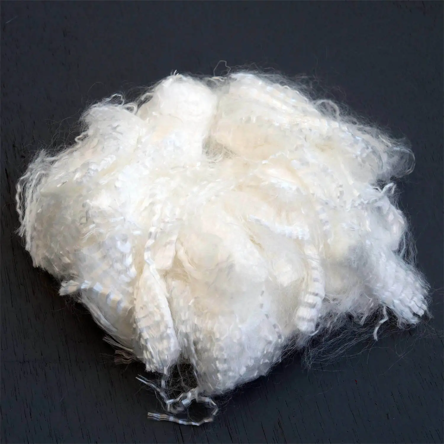 UHMWPE полиэтиленовое штапельное волокно 6 12 15 18 мм прочность на растяжение 1300 МПа