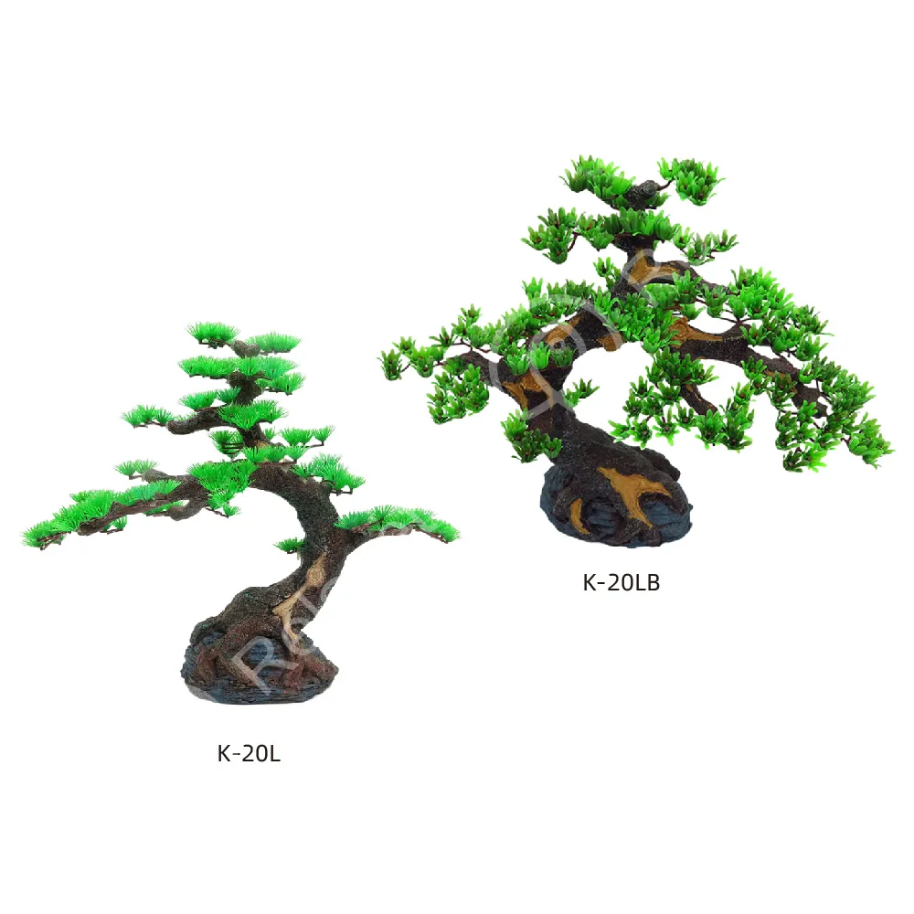 Wholesale Aquarium Plastic plants Artificial Plastic for fish tank decoration aquarium accessories De Plantas Acuario