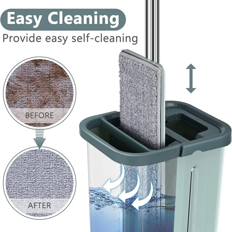 Wholesale 360 Degree Rotating Adjustable Cleaning Mop And Bucket Set For Universal