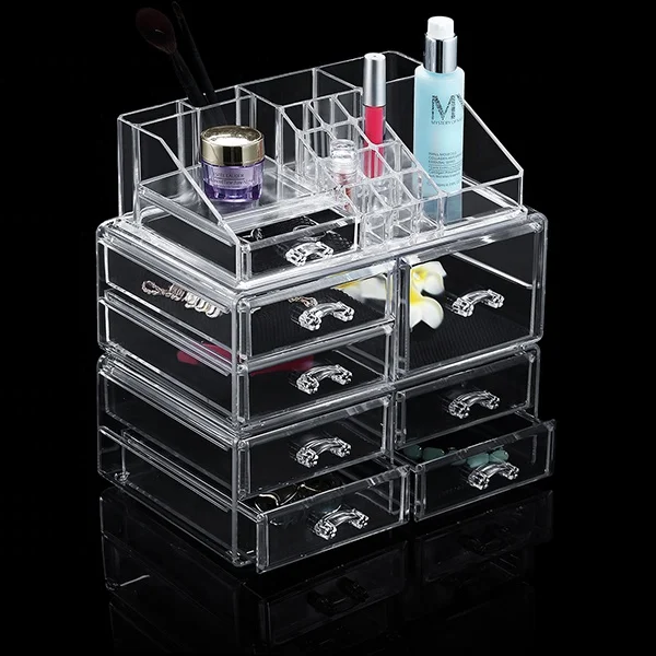 Cosmetic Display Holder 6 Drawer Acrylic Makeup Organizer Factory