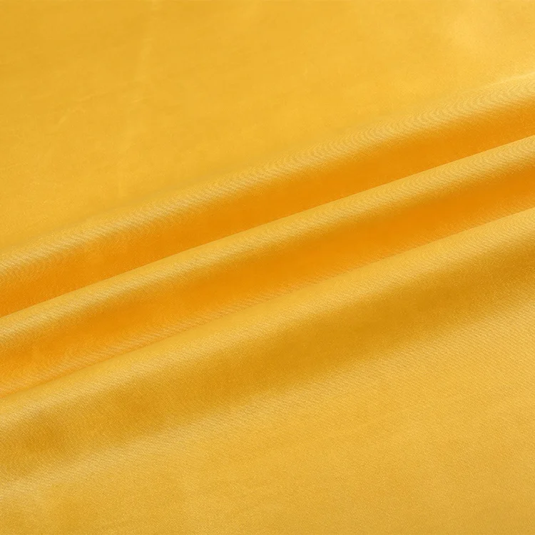 
Durable support dyed non-twist woven plain satin silk fabric polyester 