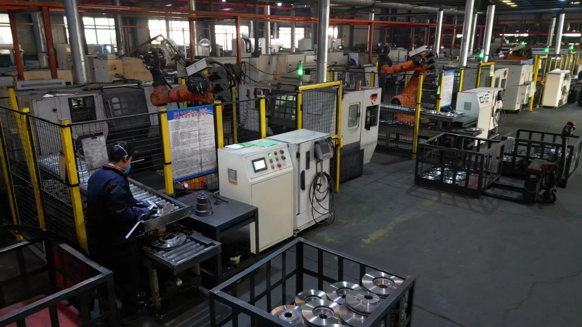 Customized Auto Brake Parts Slotted and drilled Brake rotor pad disc for Land Rover