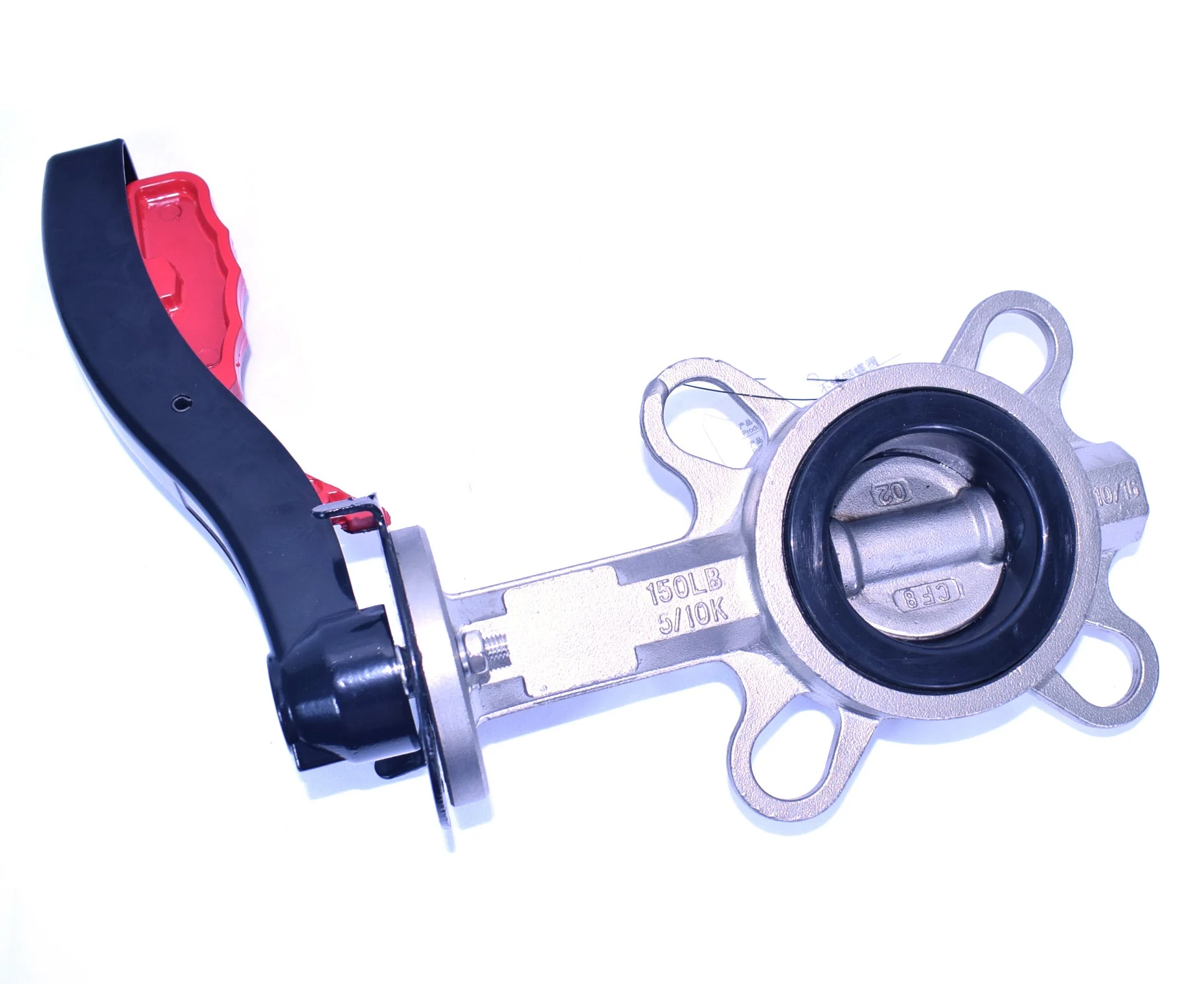 DN200 8 inch API 609 Metal Seated Ductile Iron Tri-Eccentric Flange Butterfly Valve