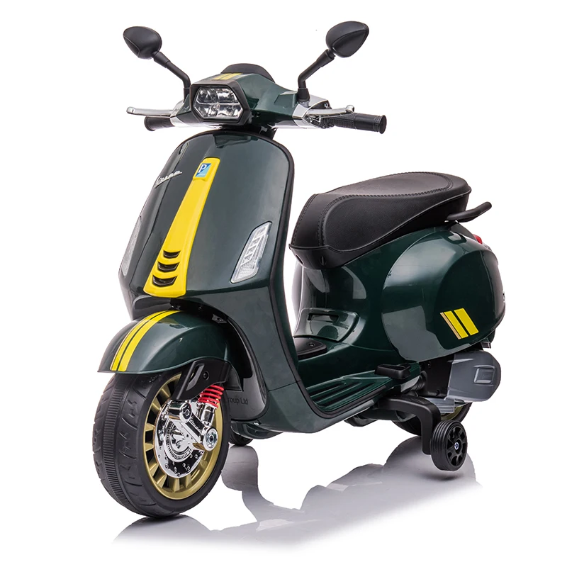 Модные Лицензированных; Обувь для езды на мотоцикле; От 3 до 8 лет vespa новый дизайн ездить мини-Электрический квадроцикл