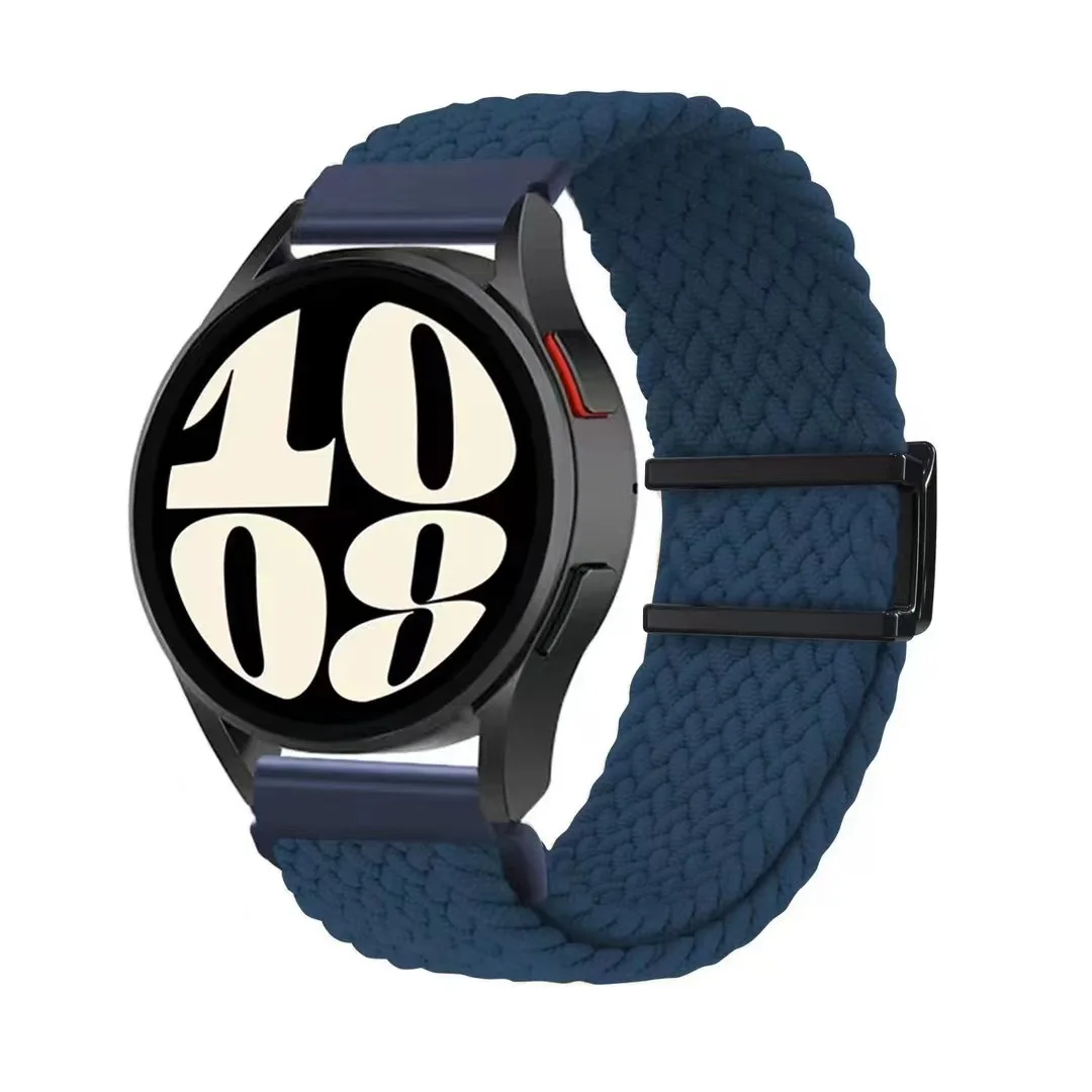 Leyi new design Nylon loop magsafe Watch band universal 20 22mm wrist Bracelet For samsung huawei GT3 series watch strap