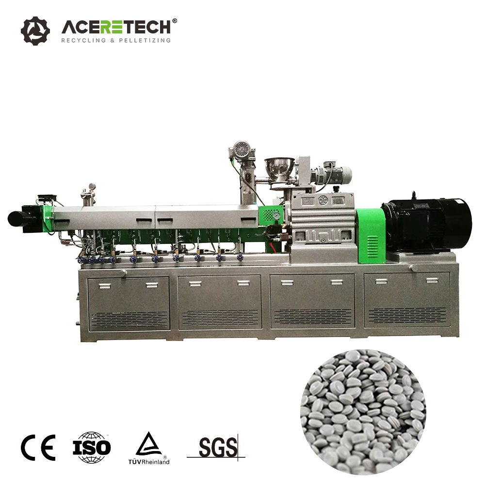 Long Service Life ATE65 Twin Screw Extruder For PP/PE Color Masterbatch