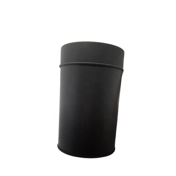 
Manufacturer Food Grade Packaging Sealed Tin Can Popular Round Metal Tea Caddy with 6oz 8oz Tea Tin Cans Box Custom 
