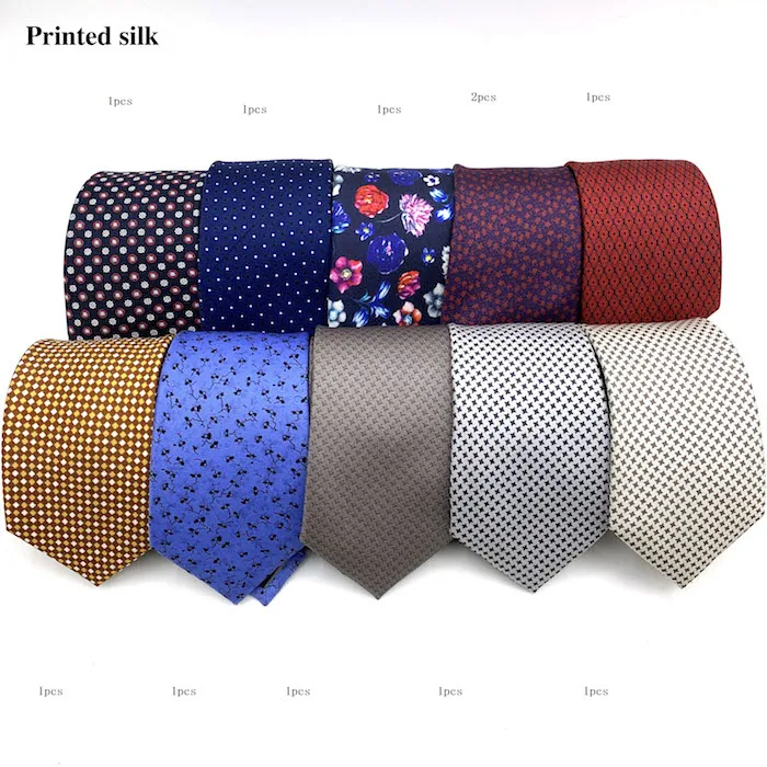 Custom Screen Printing Handmade Floral Silk Ties for Men Old-Fashion Paisley Italian design