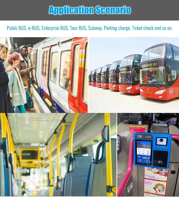 Android Bus Validator with QR Code Scanner Bus Validator Payment Card Device Machine Bus Ticketing Validator P18-Q