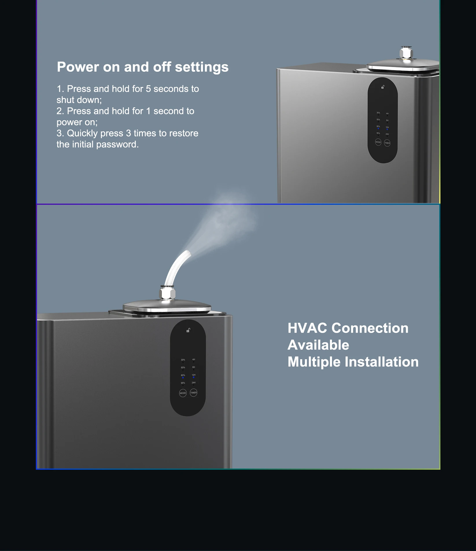 App-Controlled Hotel HVAC Electric Air Freshener Device Waterless Scent Diffuser Machine Commercial Scent Marketing 1-Year