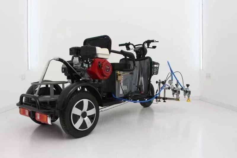 New Automatic Cold Paint Road Line Marker Machine High Efficiency Road Marking Equipment with Core Pump and Engine Components