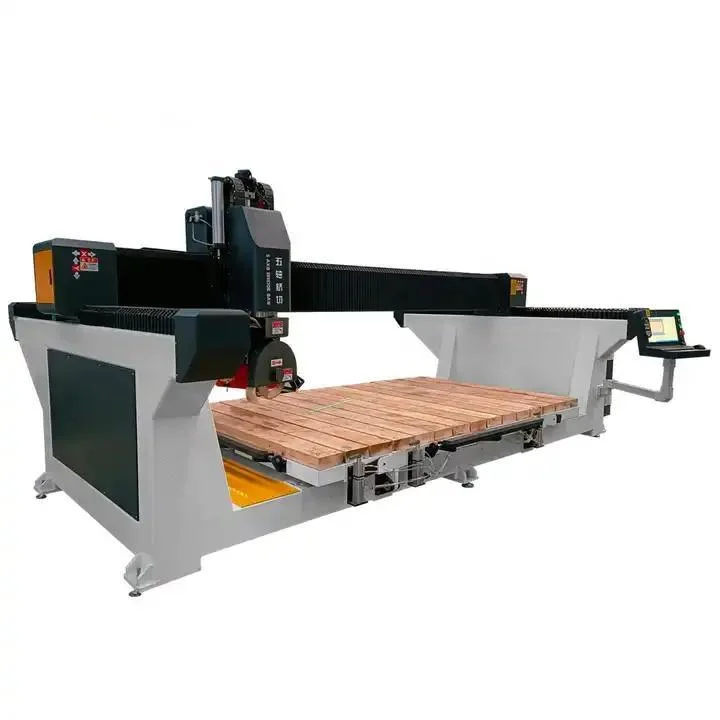 5 Axis Cnc Stone Bridge Saw Granite Bridge Saw Stone Cutting Machine Bridge Slab Cutter Machinery for Kitchen Countertop
