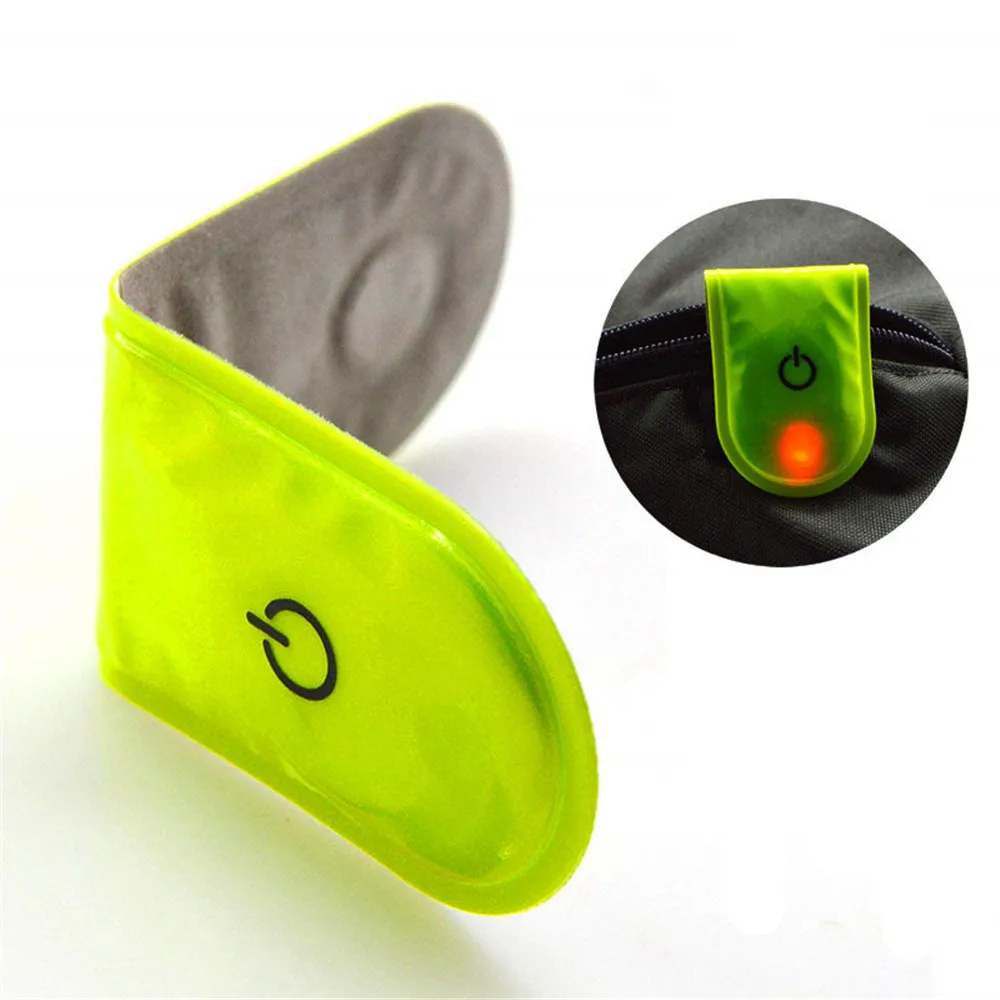Outdoor Sports Led Safety Light Reflective Magnetic Walking Cycling Bike Clip Running Reflector Running Strobe