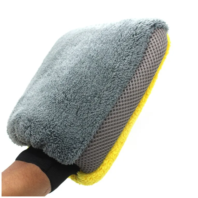 Coral fleece waterproof microfiber wash mitt  26*17cm Car Cleaning Glove
