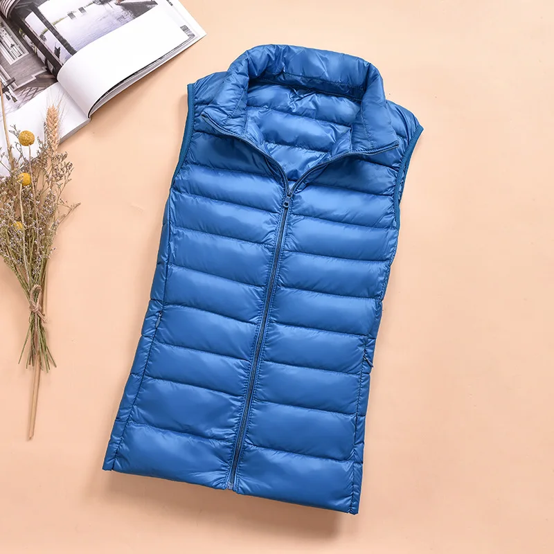 
OEM Custom Fashion Winter Vest Sleeveless Jacket For Women 