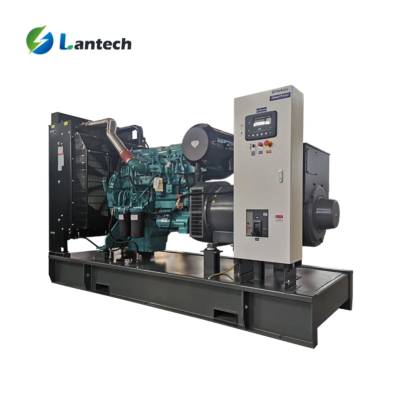 Factory directly sale price 400kva open silent diesel generator price Pokins 2206C-E13TAG3 400kva genset price