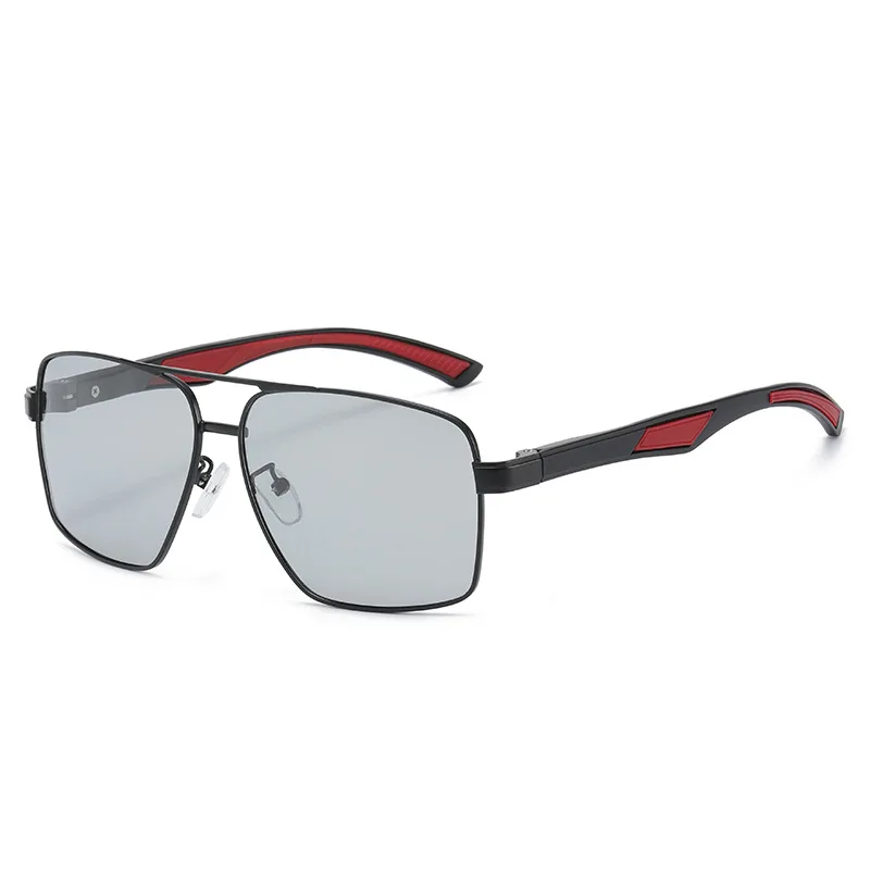 709 Fashion UV400 Sports Sunglasses Riding Sunglasses Color Changing Driver Night Vision Driving Glasses Retro Glasses