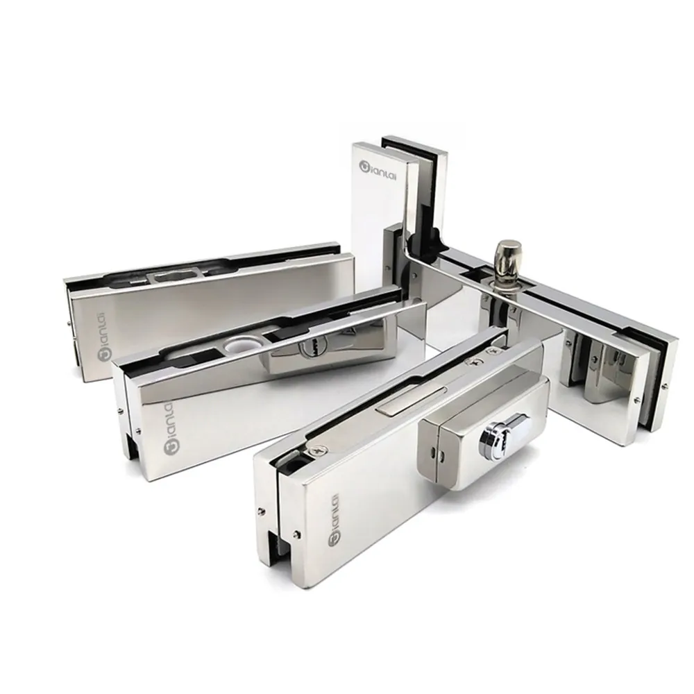 China Glass Door Hardware Factory Price Glass Fittings Hot Selling Gold Black Top Connector Patch Fittings