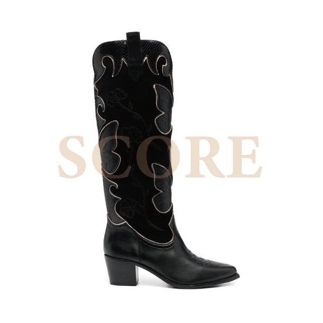 
Sophia 2021 Botas Texanas Texas Cow boy boots women Western style Pointed Toe Butterfly Shoes Hot sales Boots 