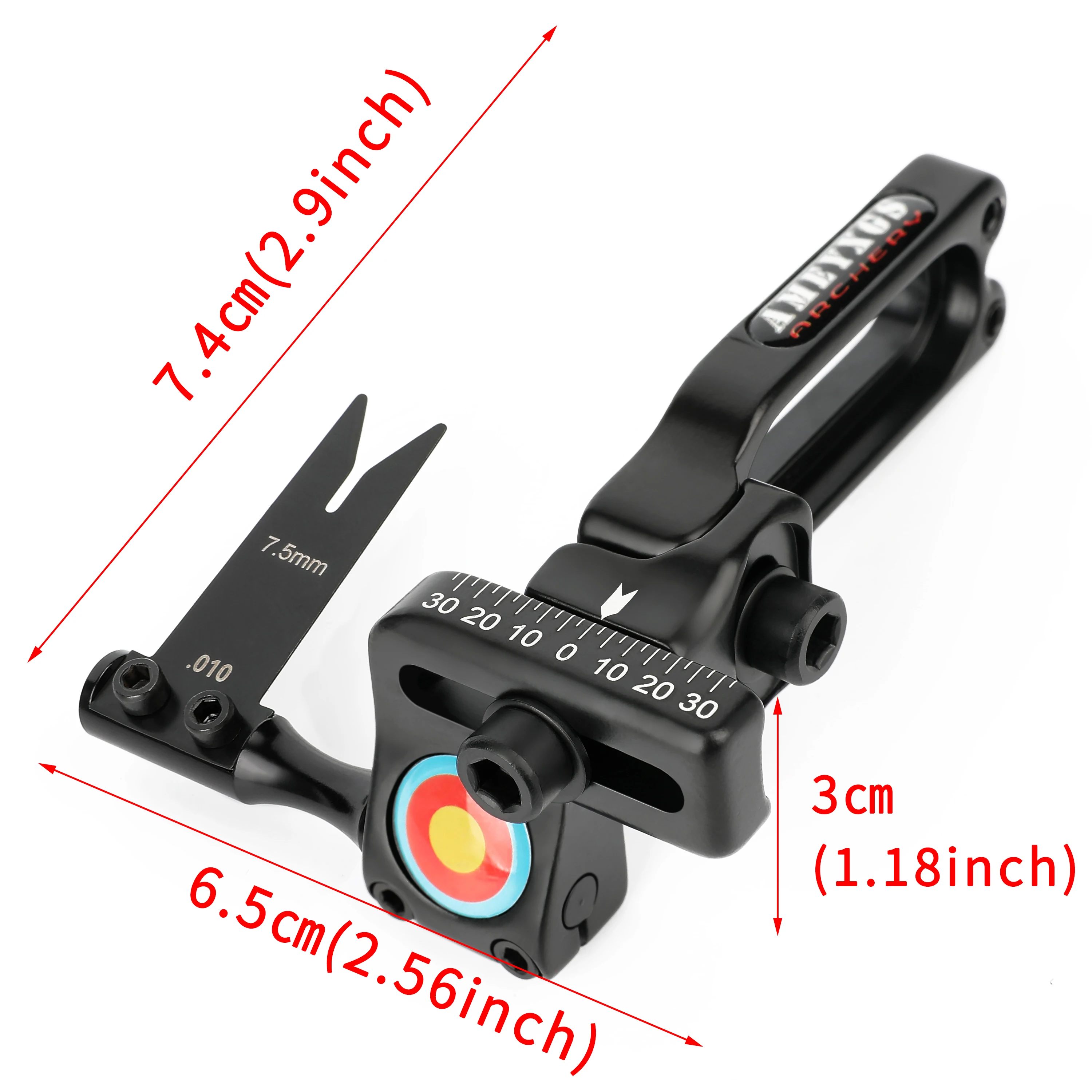 Archery A3 Steel Plate Arrow Rest Adjustment Drop Away Arrow Rest with 3 Pcs Replacement Steel Blades Composite Bow Arrow Rest