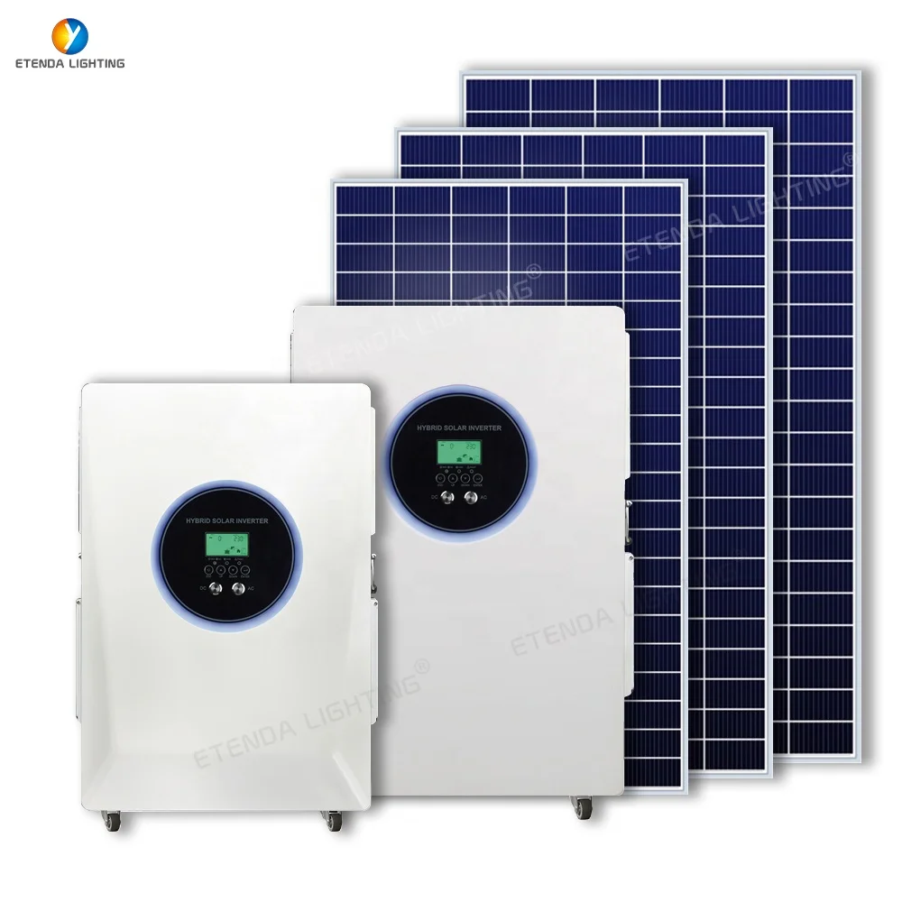 JD Pure Sine Wave Hybrid Solar Energy Storage System 5KW 10KW MPPT Solar Power Off Grid Full Set System Price For Home