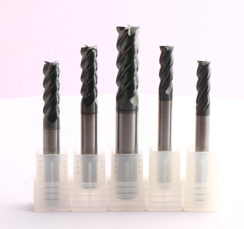 Factory Price HRC55 Solid carbide 8mm end mill for cnc cutting fresas milling cutter