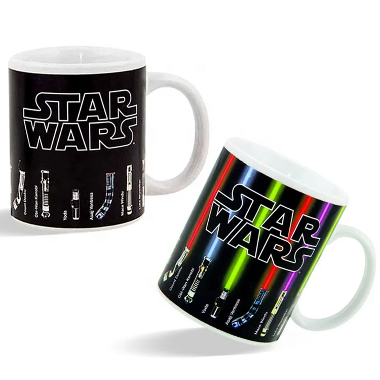 11oz Novelty Coffee Cup Custom Magic Cartoon Gift Idea Color Change Ceramic Mug Design With Logo