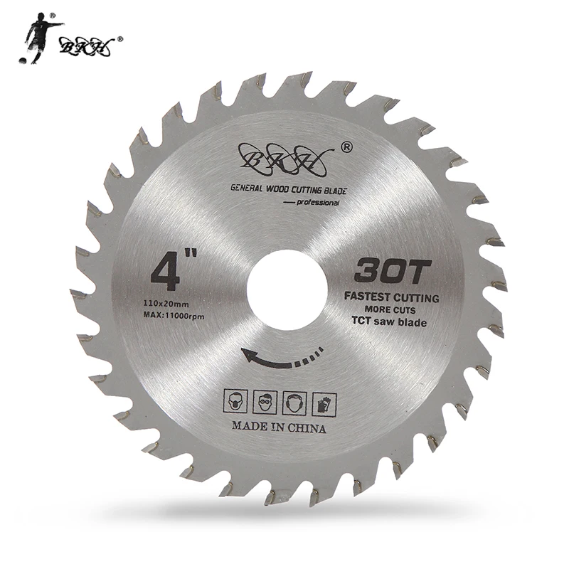 BKH 4 inch 30 T  OEM Circular TCT Saw Blade for cutting  wood plastic aluminum