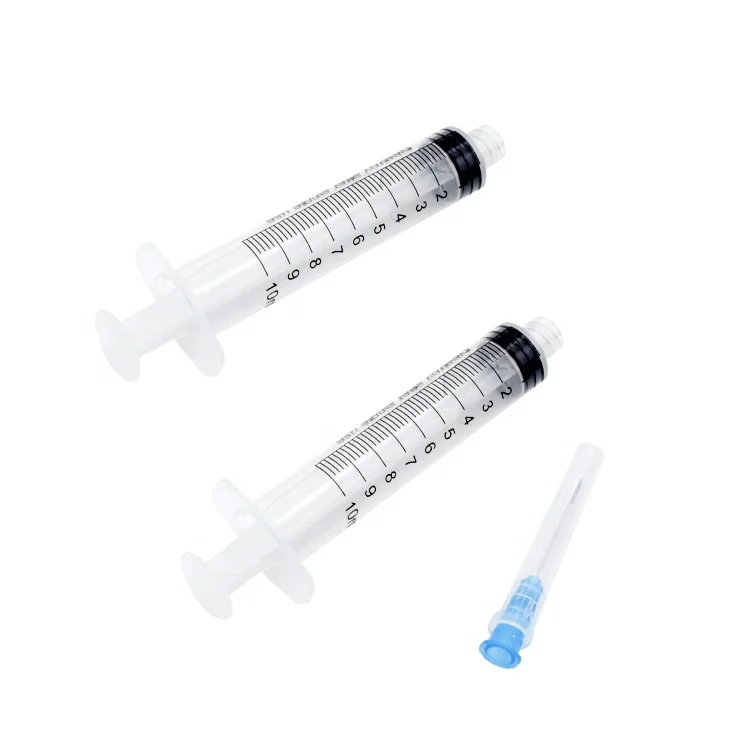 Медицинский пластиковый одноразовый шприц Luer Lock/стерильный шприц Luer Slip