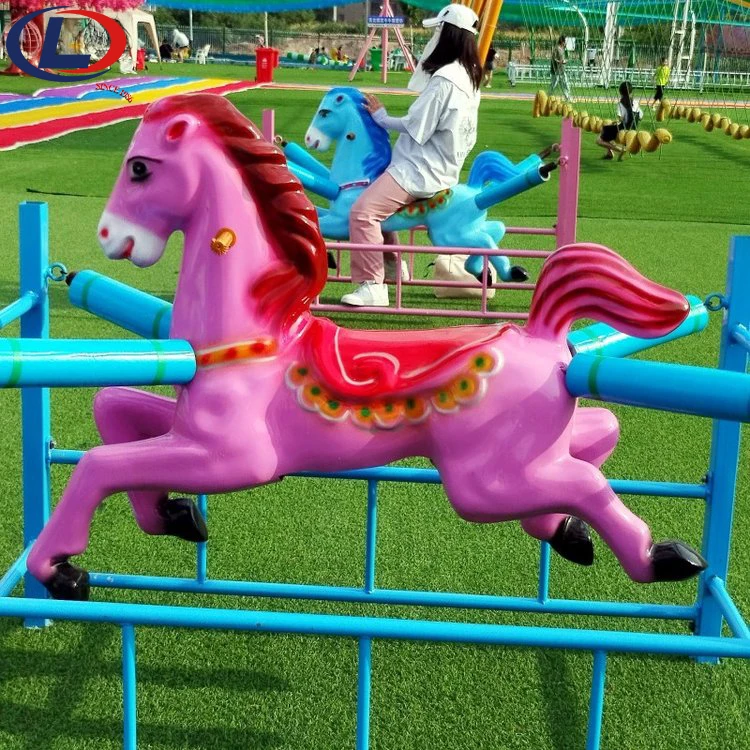Заводская цена Крытый открытый парк развлечений игры качели аттракционы из стекловолокна пружинная лошадка-качалка для продажи