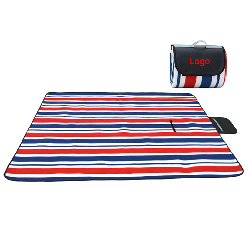 China wholesale printed water resistant eco-friendly beach camping picnic portable waterproof custom picnic blanket
