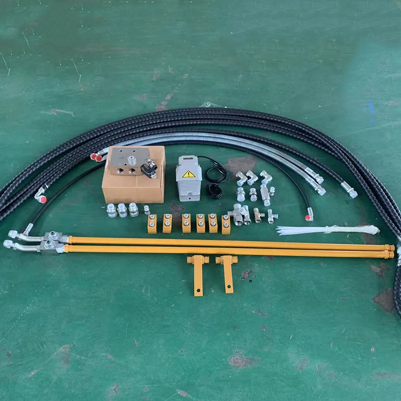 JCB3DX JCB4DX backhoe loader hydraulic breaker piping kits with hydraulic flow divider valve