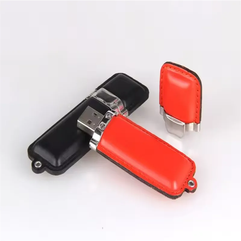 usb memory Shell Leather Customized New Plastic Special Gift USB 2.0 Flash Drive Pen 8GB 16GB 32GB Capacity Creative 5-Colour