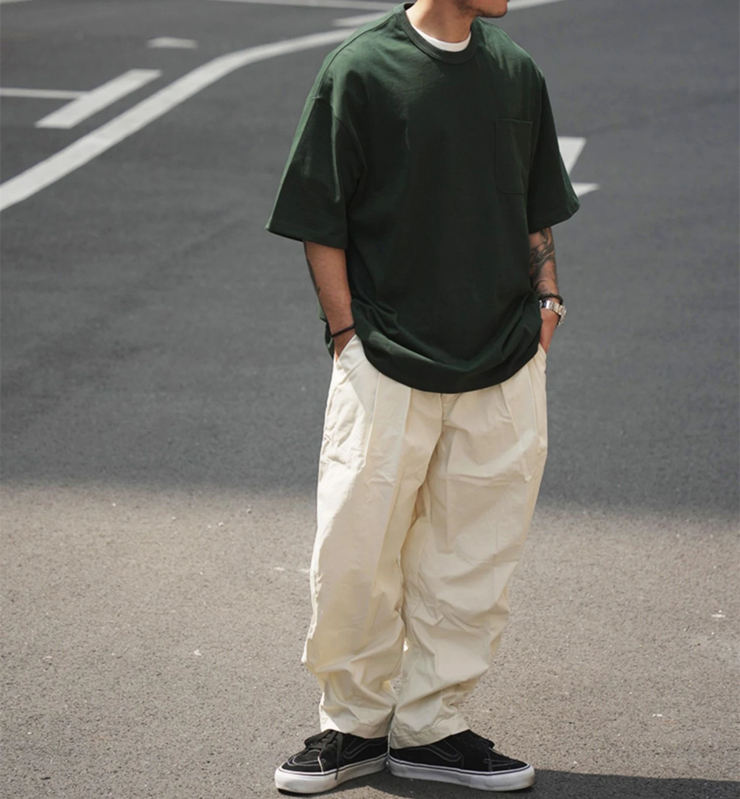 Men T-Shirts 3D Embossed Print Tees Short Sleeve Fashion Oversized T Shirt Clothes Casual Plain Print Pocket T Shirt