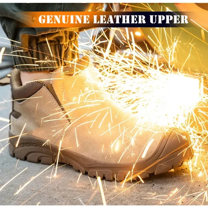 SAFENDER Extensive Stock Anti Smash Puncture Proof Safety Shoes for Welding Safety Shoes