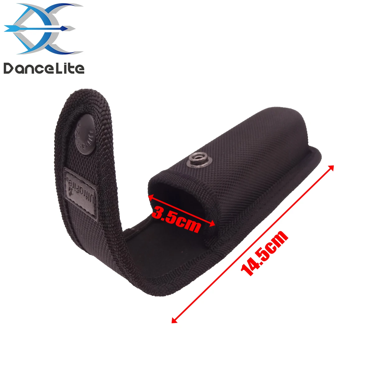 High Quality Waterproof Nylon Flashlight Holster LED Torch Outdoor Flashlights Storage Pouch Cover (14.5cmX3.5cm)