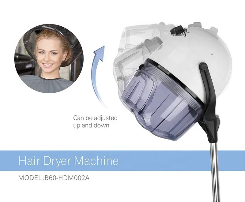 professional standing hair dryers machine salon equipment ionic industrial hair dryer sit under hood black hair dryer