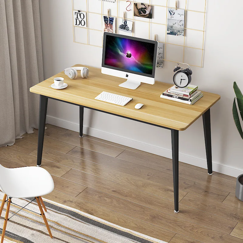Desk Drawer Furniture Wood Metal Modern Luxury Nordic Study Makeup Vanity Laptop Gaming Home Working Computer Table Desk Office
