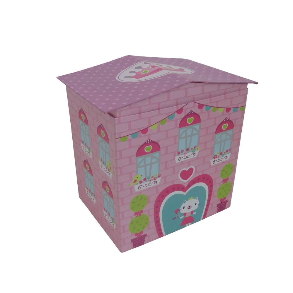 Custom house форма бумаги картона подарочные коробки с магнитом для малыша игрушки