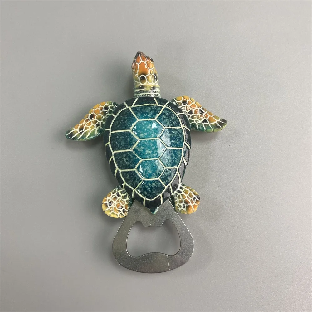 Customized Turtle  Refrigerator Magnets Opener  Tourist Souvenir 3D Fridge Magnet