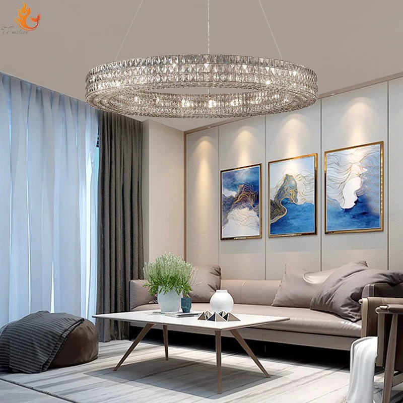 American style chandeliers hotel lobby home hall custom lighting decoration  crystal chandelier