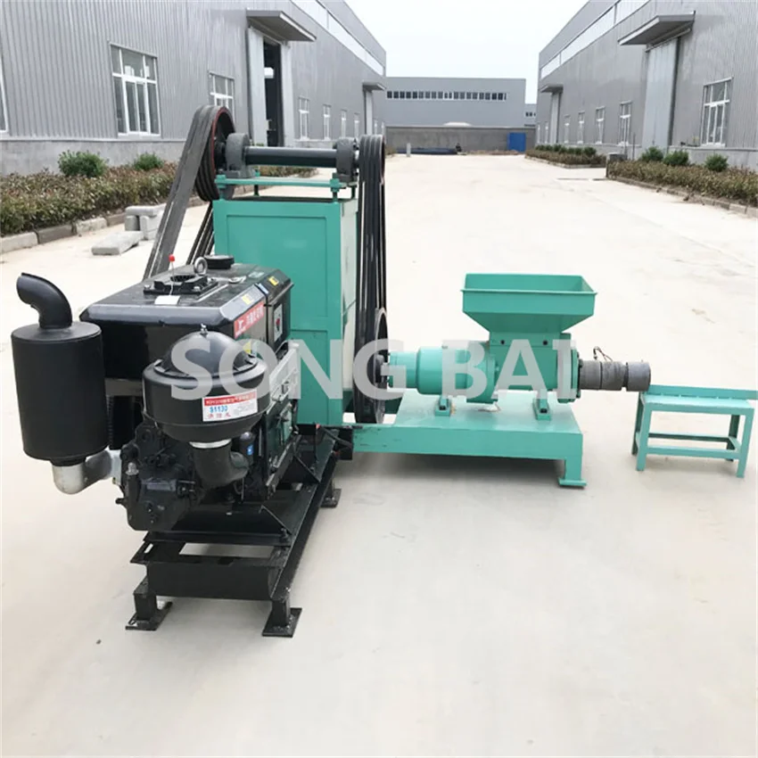 Diesel Wood Charcoal Stick Molding Machine Coal Briquette Making Sawdust Briquette Manufacturing Machine