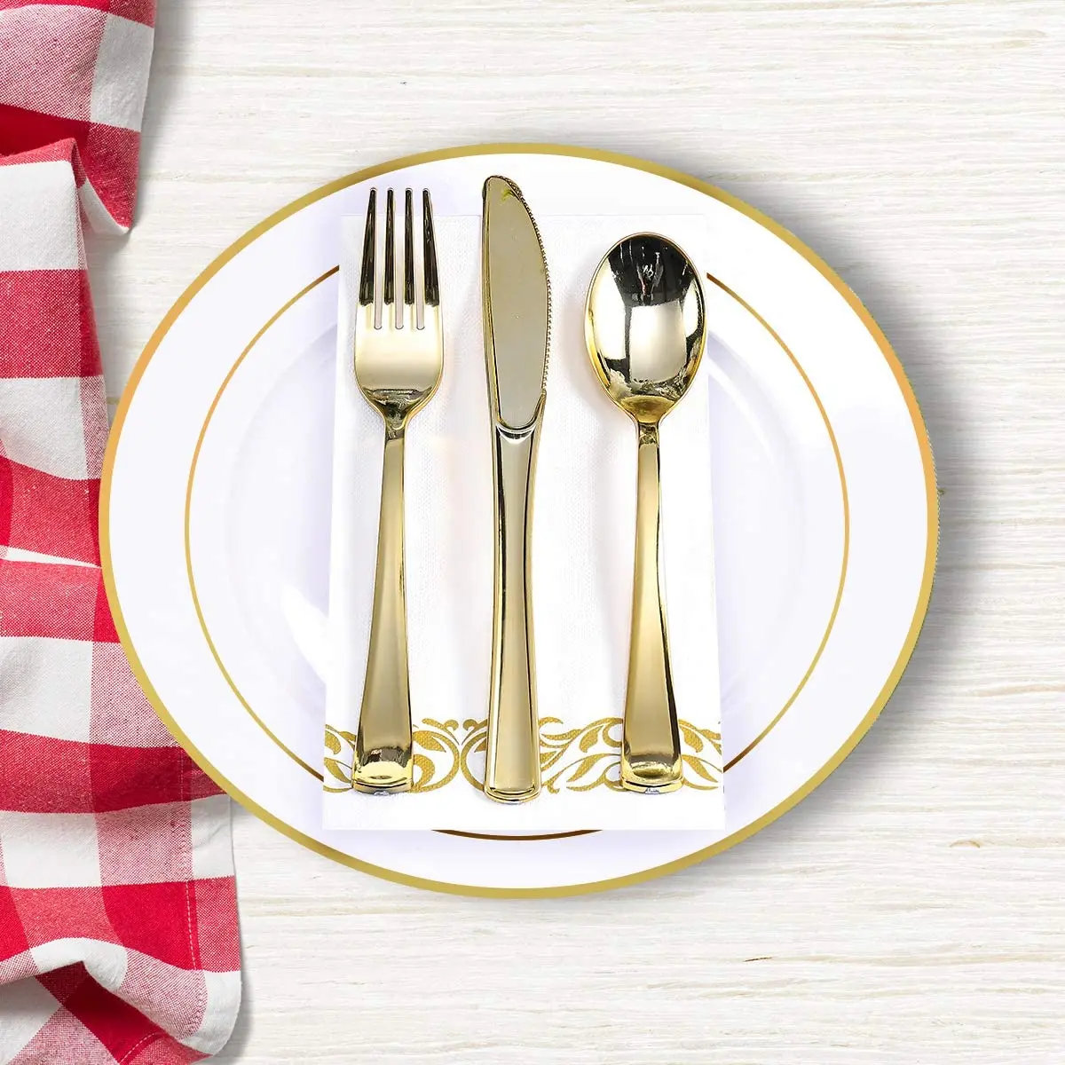 Paper Napkin Guest Towels Disposable 3-ply Dinner Napkins Disposable Soft, Absorbent, Party Wedding Napkins