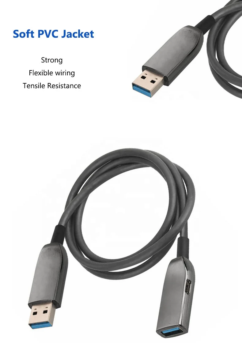 
manufacture price OEM with customized logo high speed and high quality Zinc Alloy Extension cable 