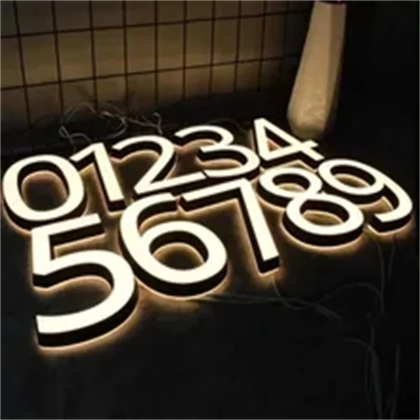 Customized Store Sign 3D Acrylic Letters Channel Letter Building Letter Sign Shop Signboard 3D Led Sign