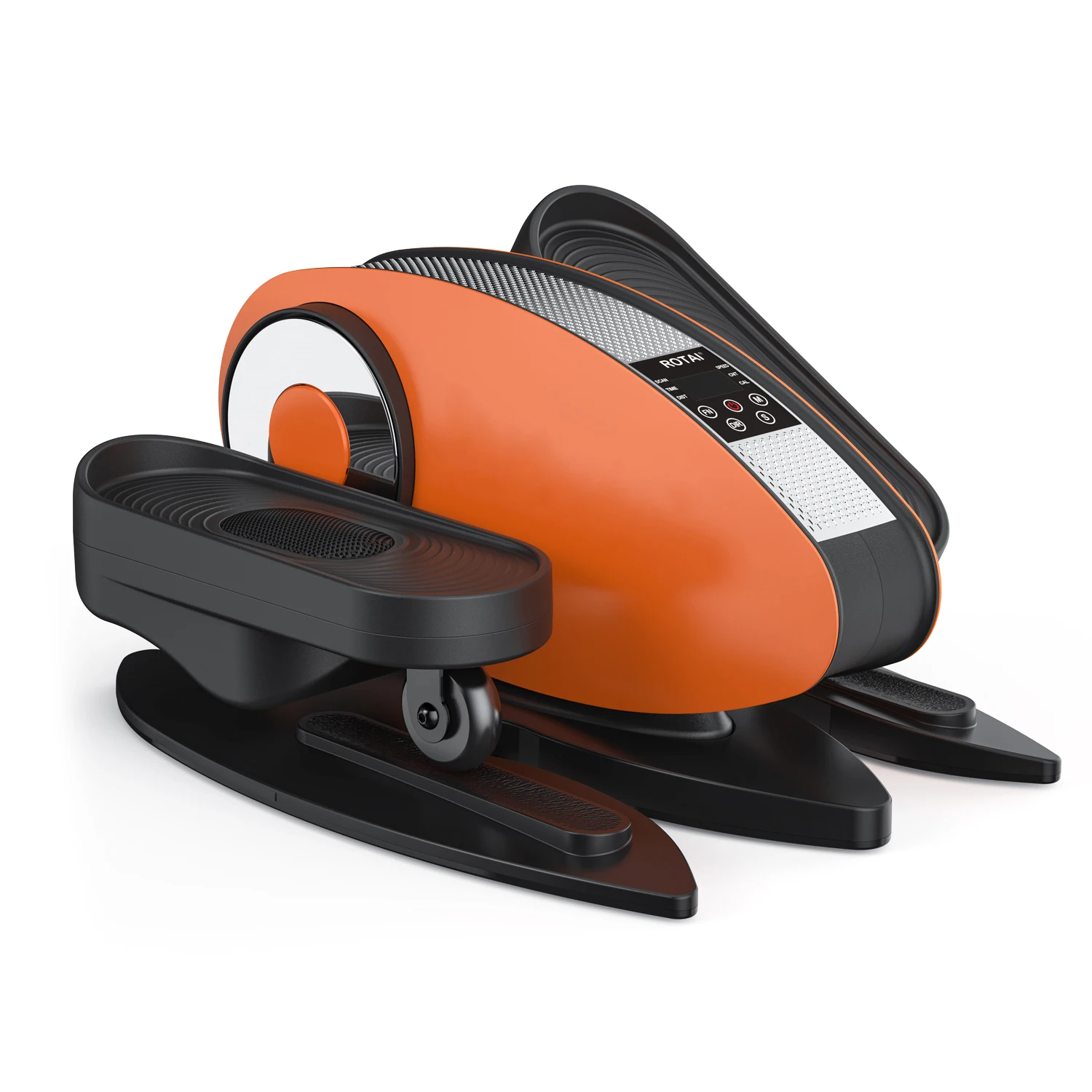 PAOBA Motorized mini elliptical trainer for elderly durable home trainer rehabilitation under desk bike ETB003