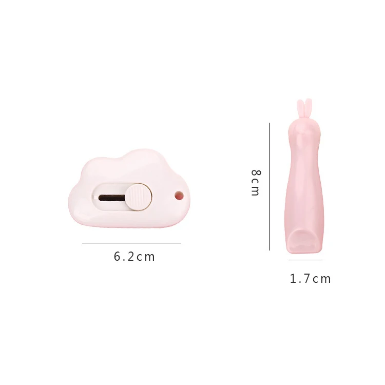 Hot Selling cloud shape gift cutter knife metal handle Multifunction knives envelope opening