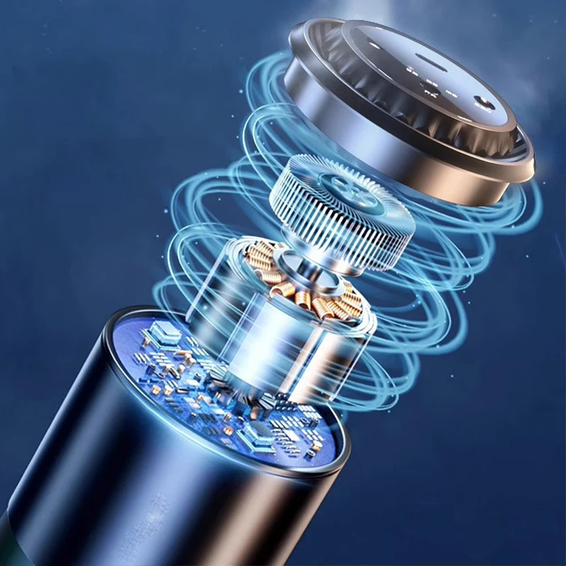 new innovative products 2024 non electric mini vent smart scent oil aroma auto lamp essential with Colorful Lights car diffuser