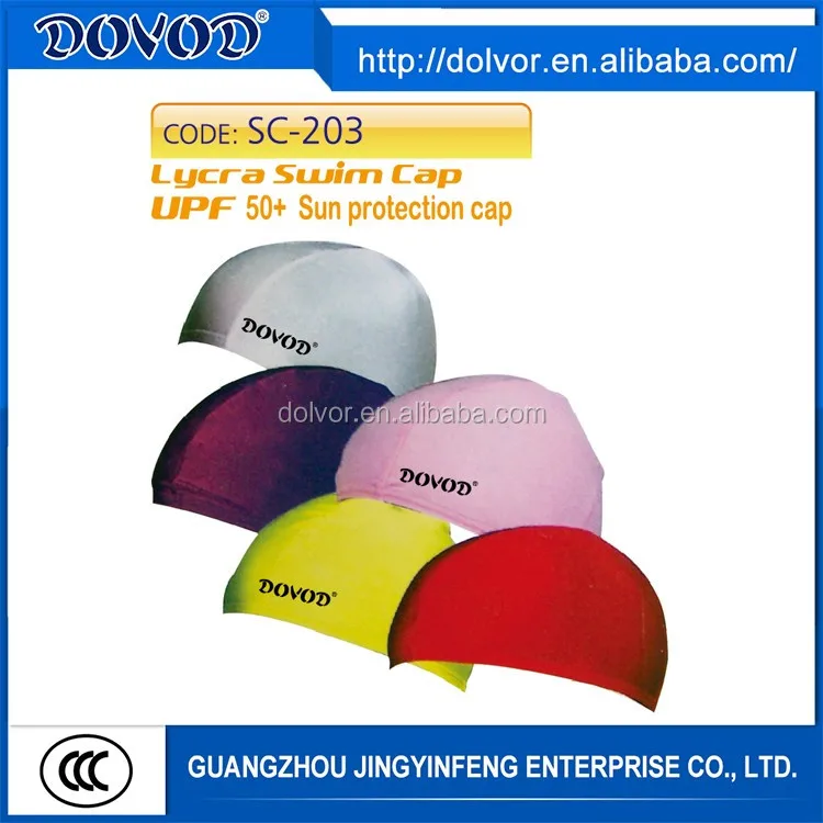 New products hot sale swimming caps kids lycra caps colorful custom logo