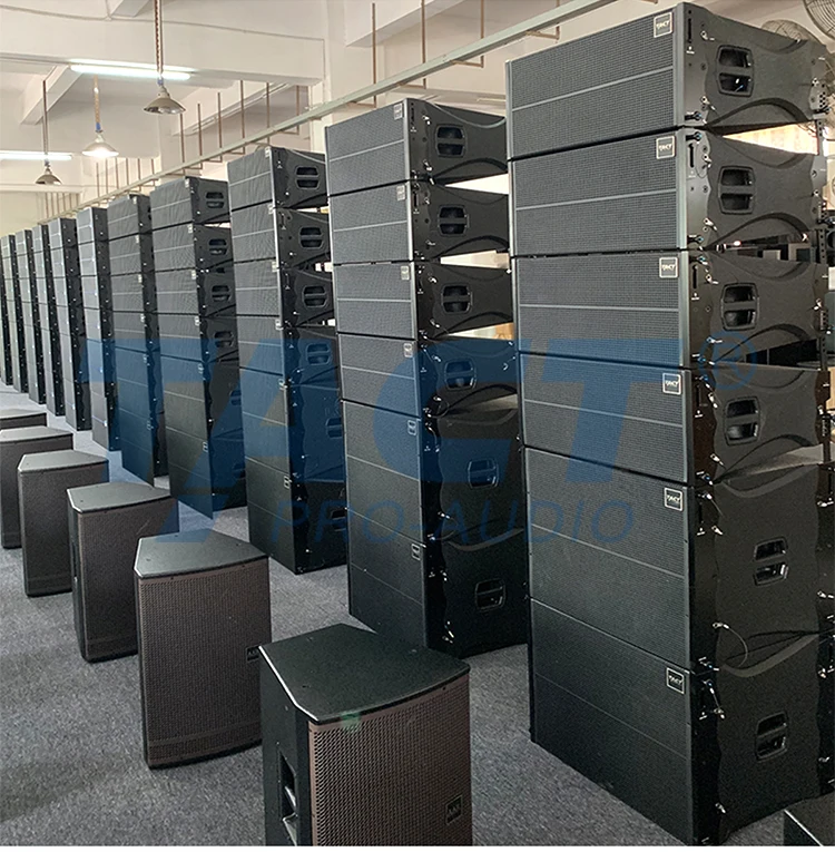 High Quality Double Outdoor Line Array Birch Plywood Wedding Disco Equipment PA Line Array Speaker